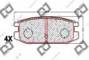 DJ PARTS BP1785 Brake Pad Set, disc brake